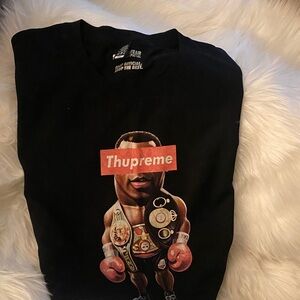 Thupreme Black Graphic Tee